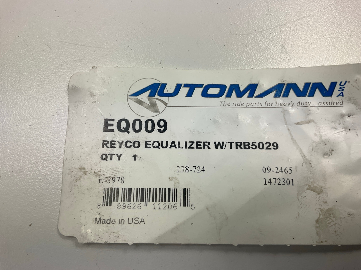 Automann EQ009 Equalizer W/ Bushing For Reyco 101A, 102, 102W Suspensions