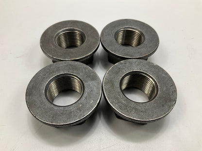 (4) Automann FLN107 Flanged Nut, 1''-14 Thread, 1-7/16'' Hex, 7/8'' Height