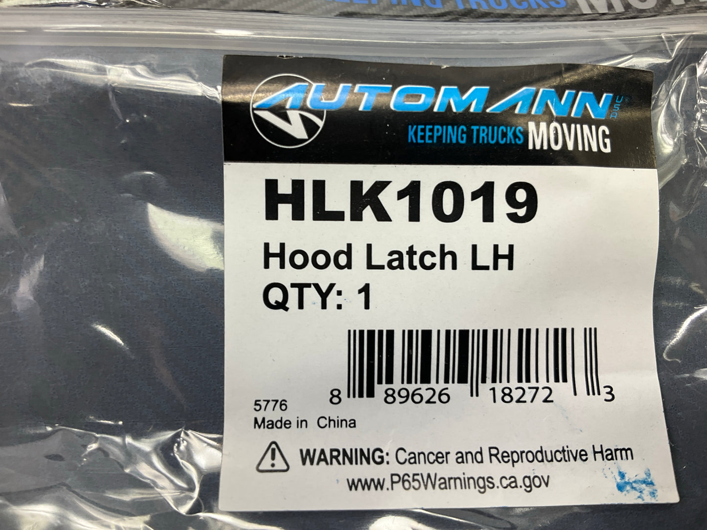 Automann HLK1019 Left Hood Latch For Freightliner A1715553000 A1713810000