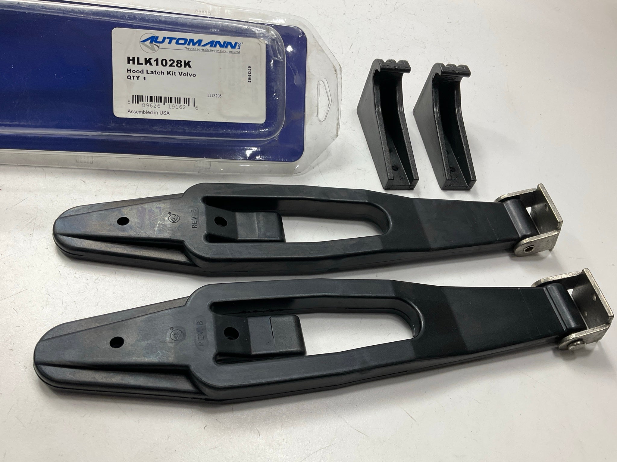 (2) Automann HLK1028K Hood Latch For Volvo Truck V1118205, 1118205 ...