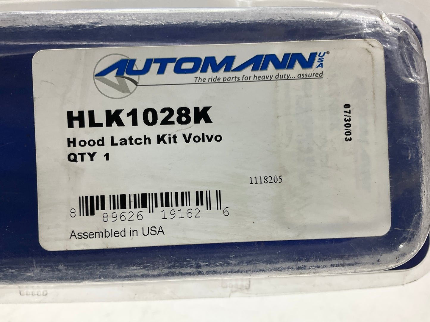 (2) Automann HLK1028K Hood Latch For Volvo Truck V1118205, 1118205