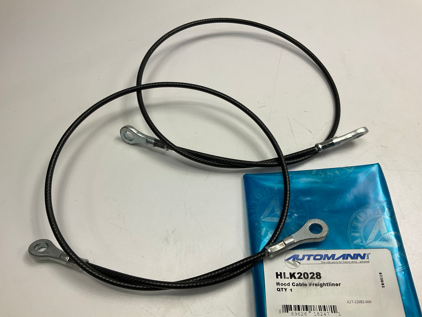 (2) Automann HLK2028 30.625'' Hood Cable For Freightliner A17-12082-000
