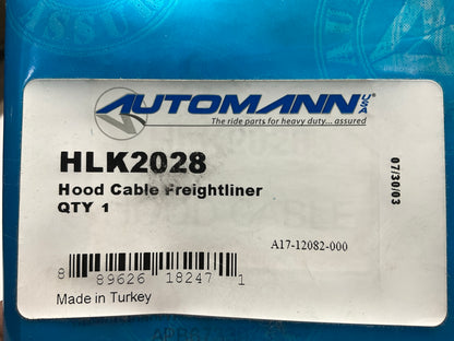 (2) Automann HLK2028 30.625'' Hood Cable For Freightliner A17-12082-000