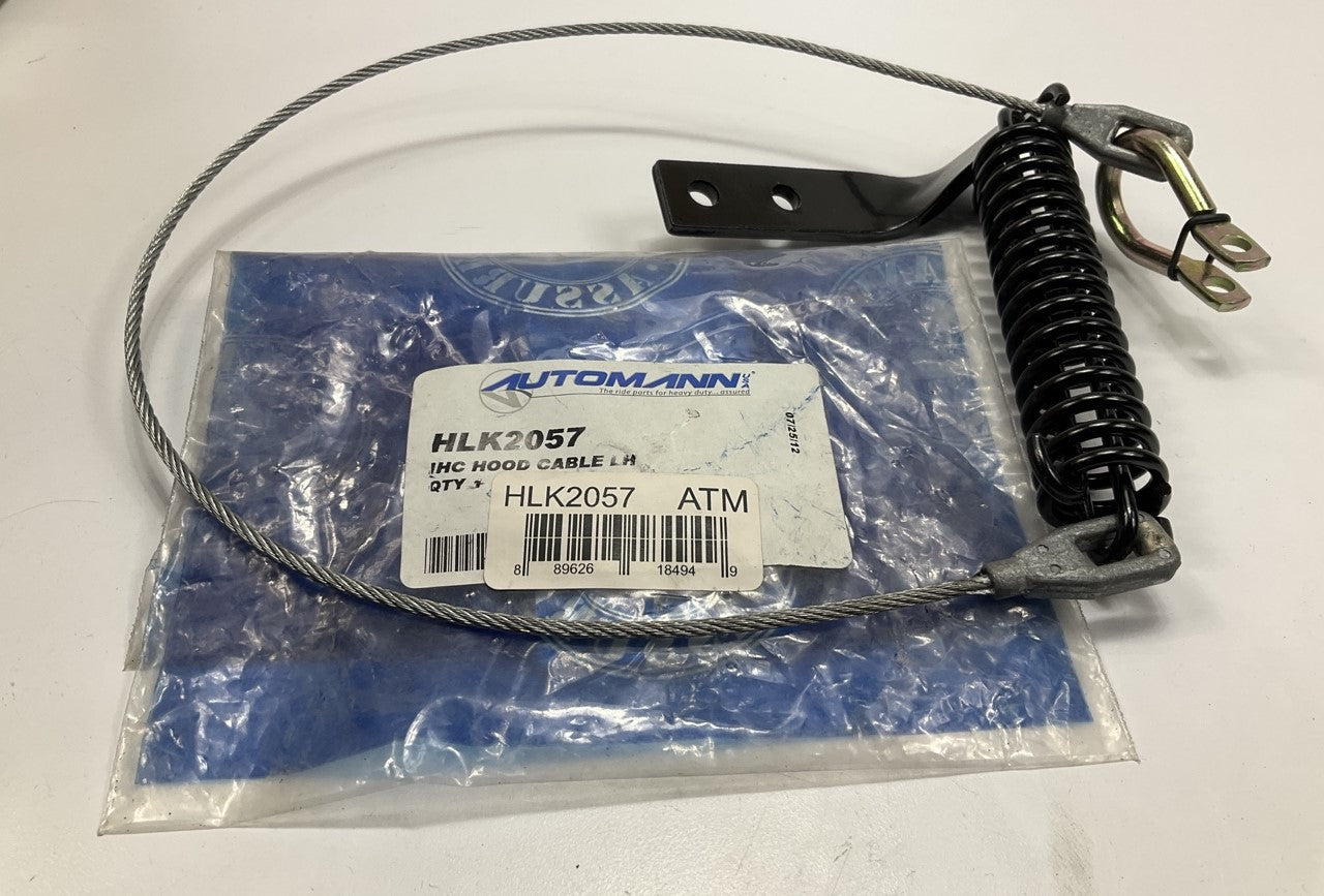 Automann HLK2057 Left Hood Cable, 21'',  For International 7600 And 7700 Truck