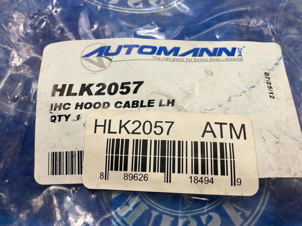 Automann HLK2057 Left Hood Cable, 21'',  For International 7600 And 7700 Truck