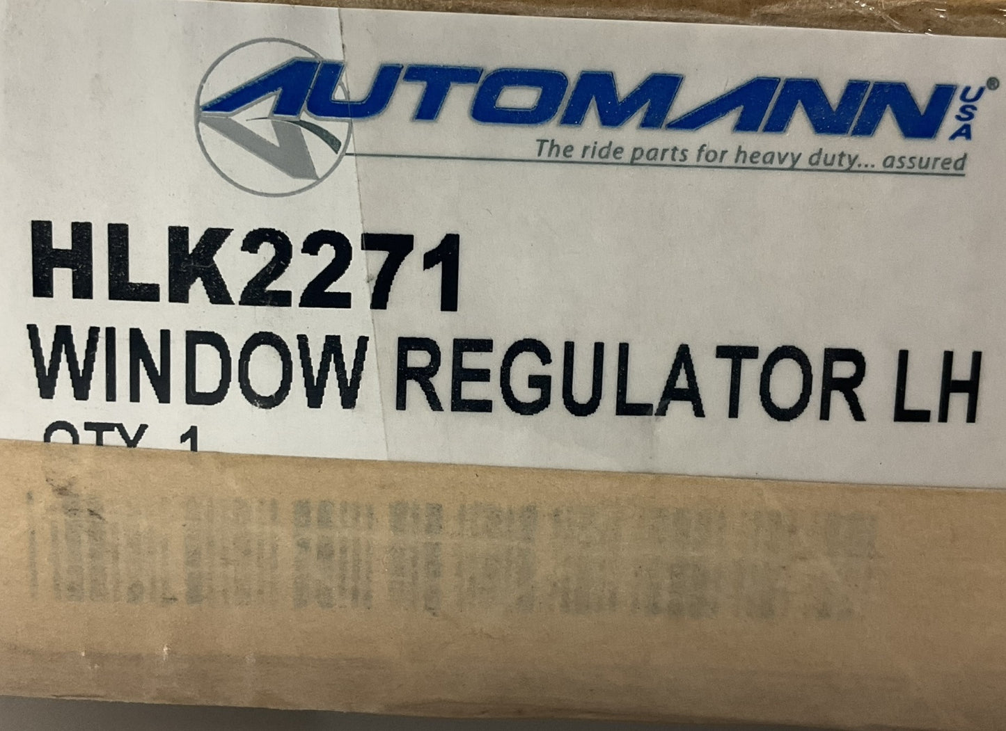 Automann HLK2271 Front Left Window Regulator & Motor Replaces R211005