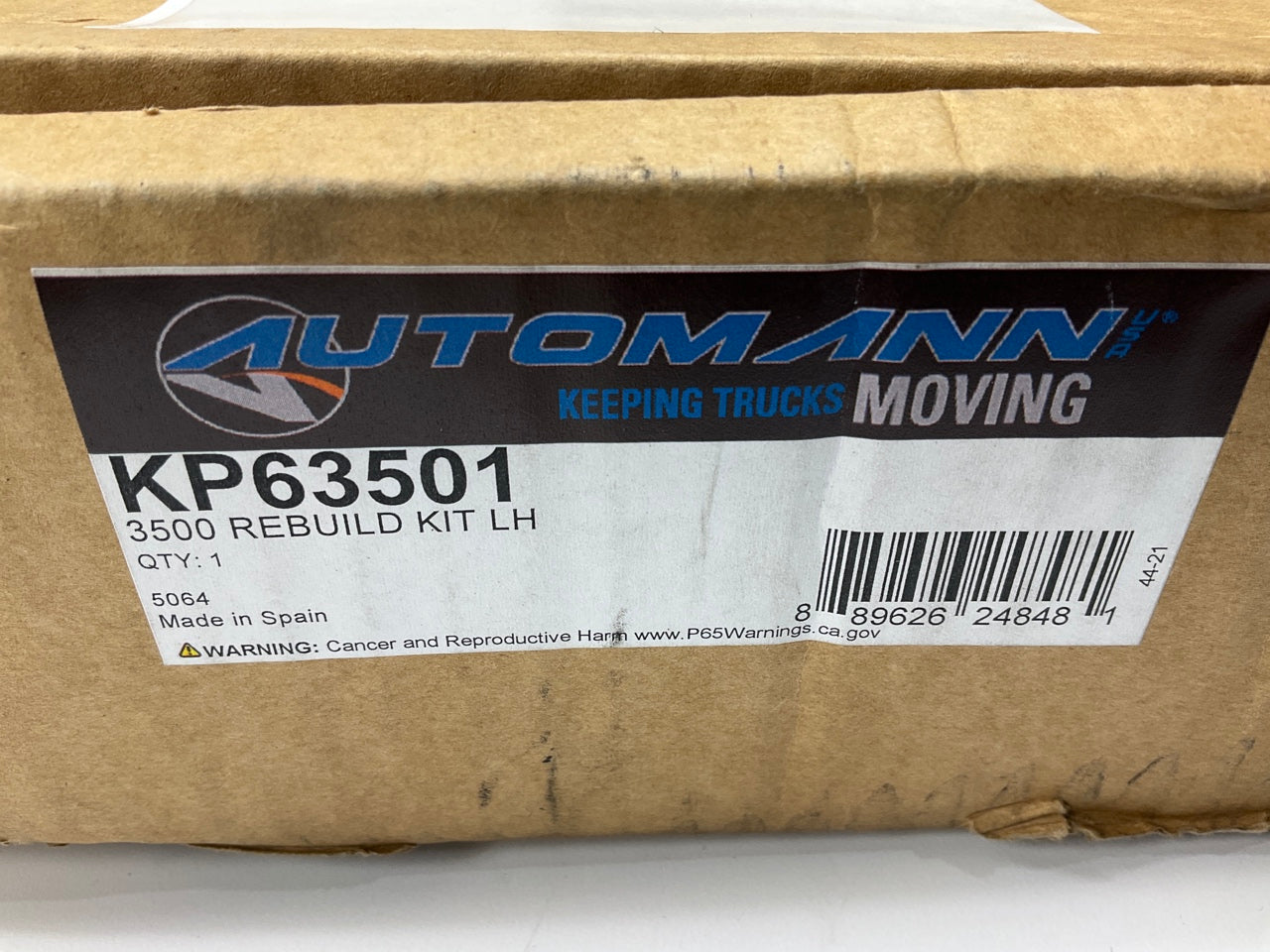 Automann KP63501 Fifth Wheel Lock Assembly Rebuild Kit LH  XA-3501-A Top Plate