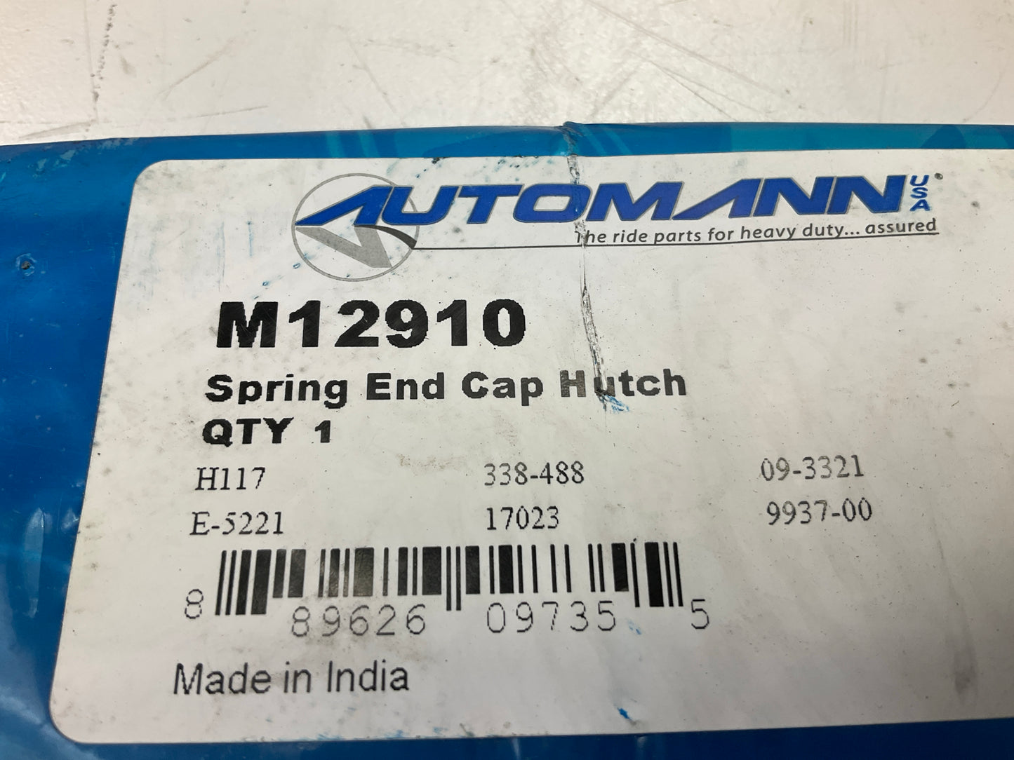 Automann M12910 Hutch Spring End Cap Replaces H117, E-5221, 338-488, 17023