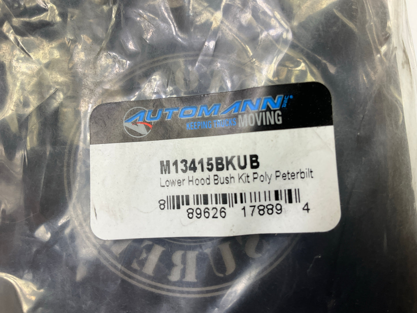 Automann M13415BKUB Poly Lower Hood Bush Kit For Peterbilt 357 377 378 379 386