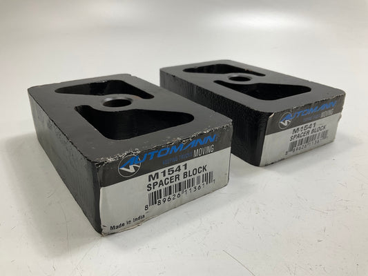 (2) Automann M1541 Front Spring Spacer Blocks 6.5''x4'' Freightliner 1615105045