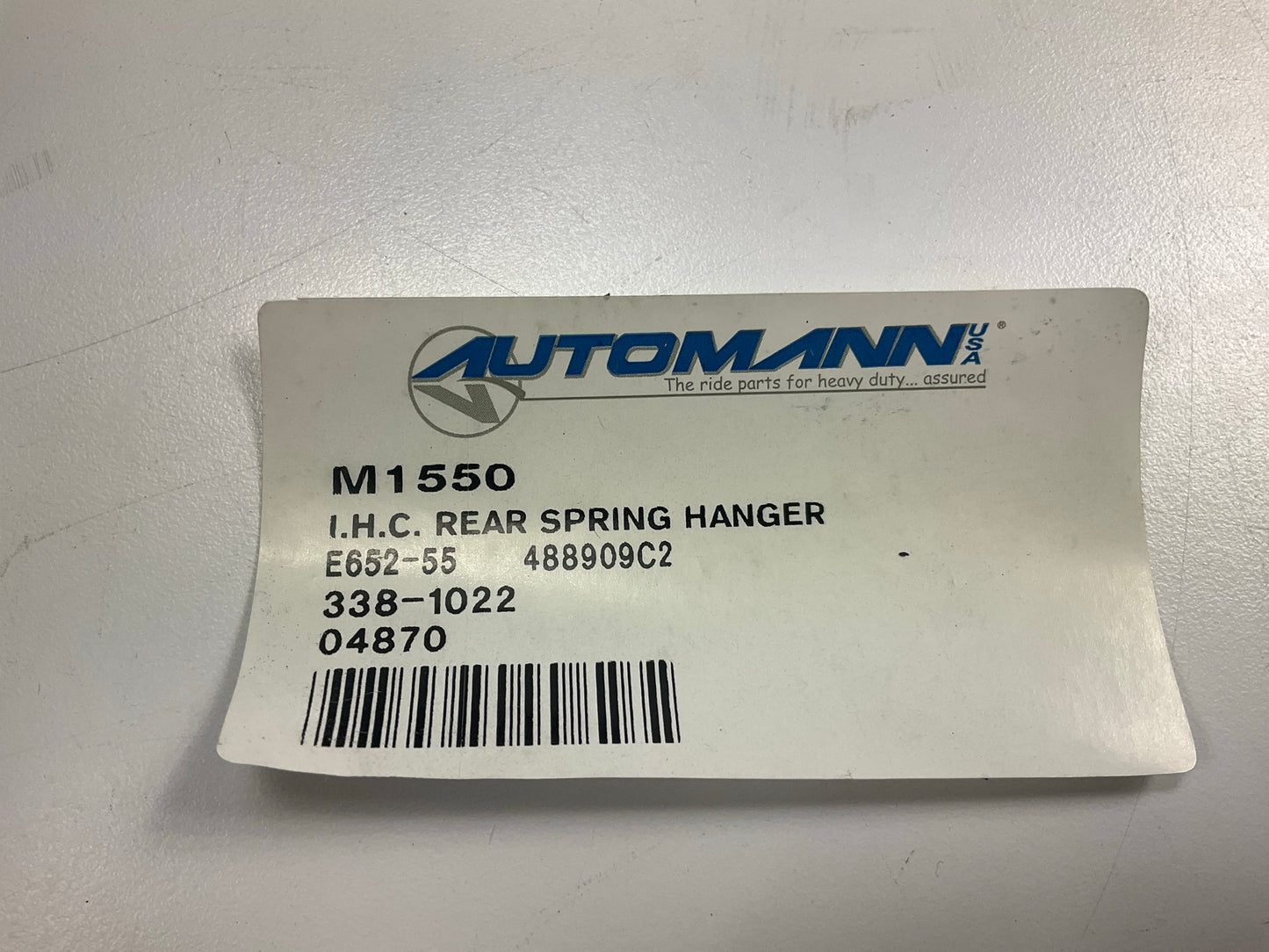 (2) Automann M1550 Rear Spring Hanger Replaces International # 488909C2 488909C3