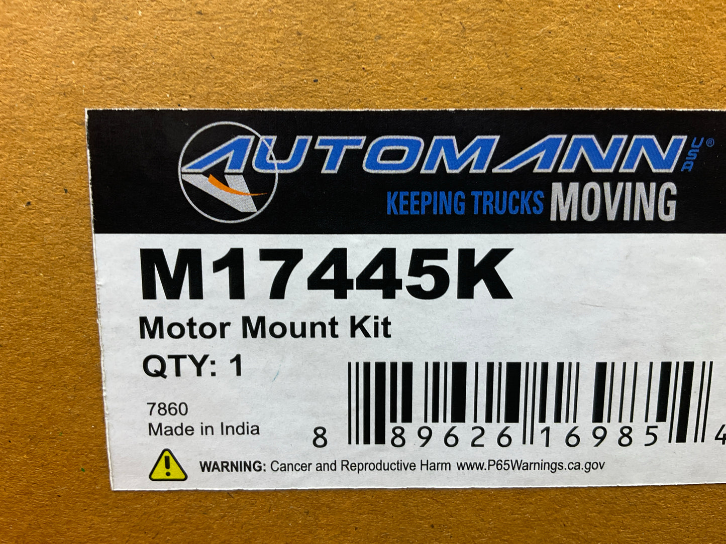 Automann M17445K Rear Lower Motor Mount Kit Replaces IHC 3613279C2, 3613279C3,