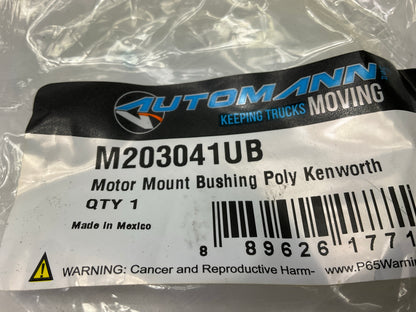 (2) Automann M203041UB Motor Mount Bushing Poly For Kenworth T600 T700 T800 W900