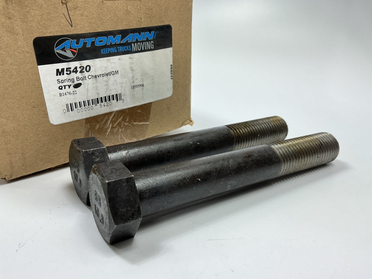 (2) Automann M5420 Spring Pin Bolt Replaces Western Star 37121-3420