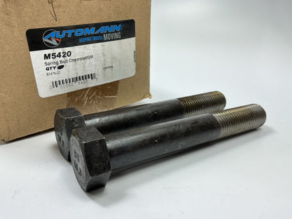 (2) Automann M5420 Spring Pin Bolt Replaces Western Star 37121-3420