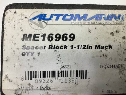 Automann ME16969 Front Spring Spacer Block, Replaces Mack 13QK244AP10, 25160502