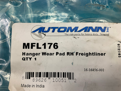Automann MFL176 Right Wear Pad For Freightliner FAS II Newer Style Suspensions