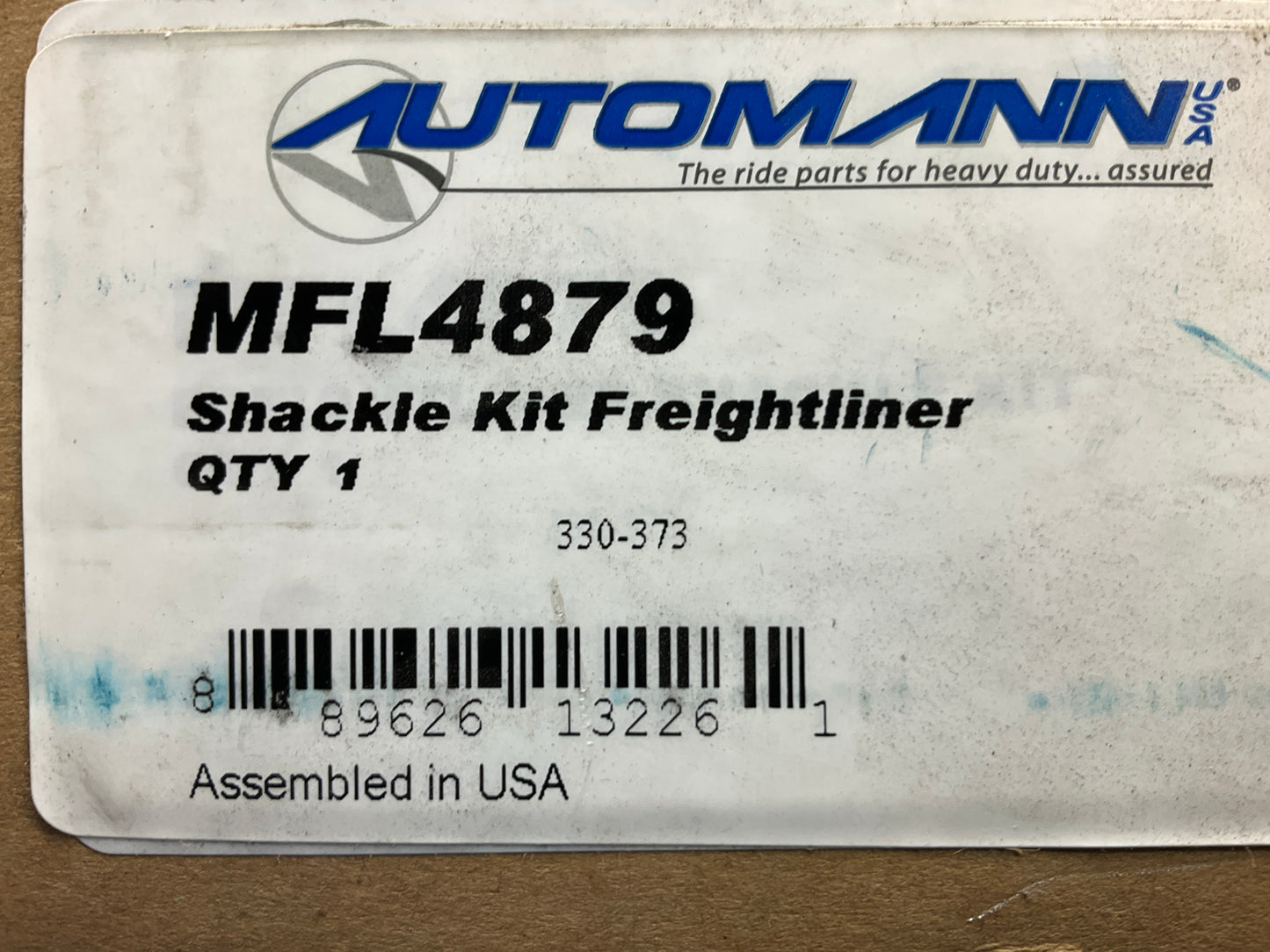 Automann MFL4879 Leaf Spring Shackle Kit For Freightliner FC, FL, FL112, FLD