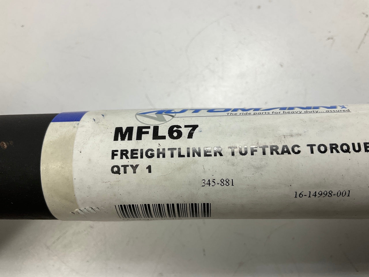Automann MFL67 Axle Torque Rod, Rigid, 24.41'' C-to-C, For Freightliner Tuftrac