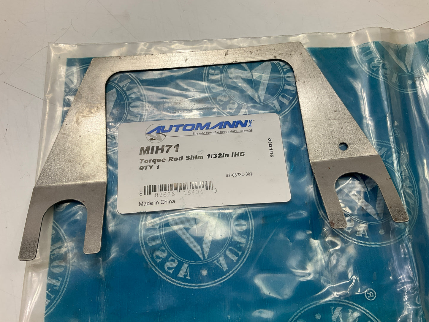 Automann MIH71 Torque Rod Shim 1/32'' Replaces International 3624479C1