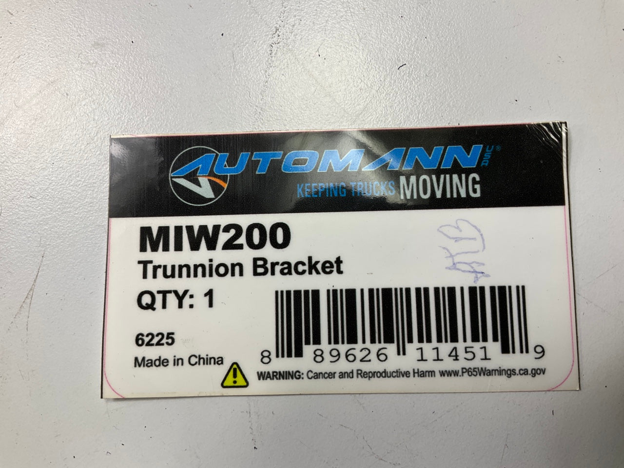 Automann MIW200 Trunnion Hanger, 4-1/2'' High - Hutch H440/900 Trailer