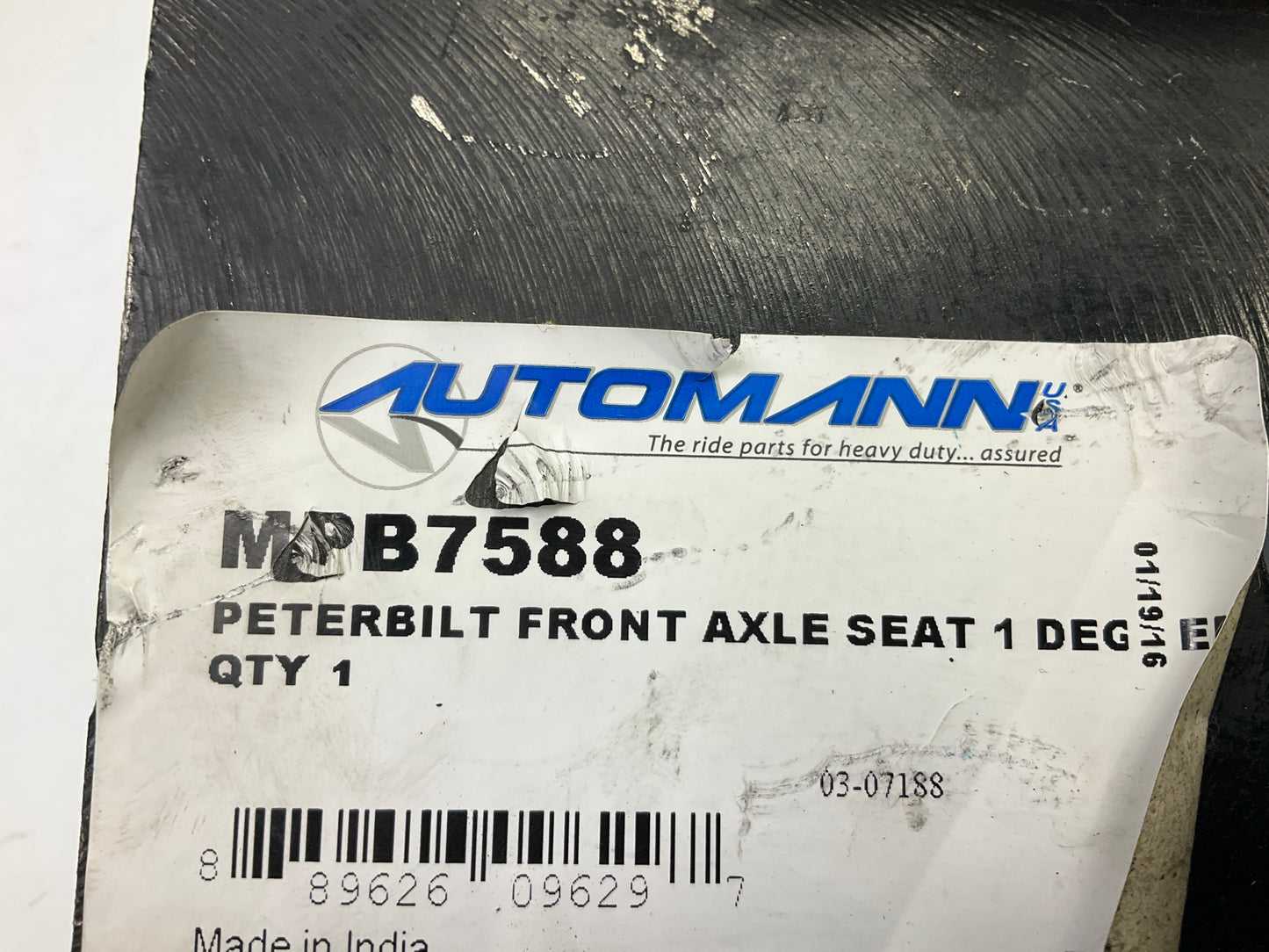 Automann MPB7588 Axle Seat Replaces Peterbilt 03-07188