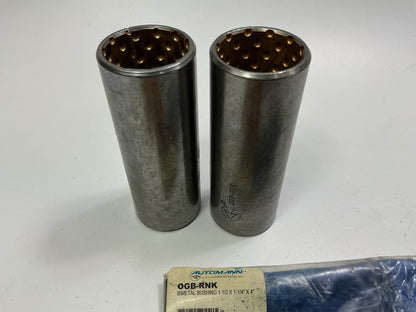 (2) AUTOMANN OGB-RNK 1-1/2''x1-1/4''x4'' Bi-Metal Spring Eye Bushings 16-12399-001