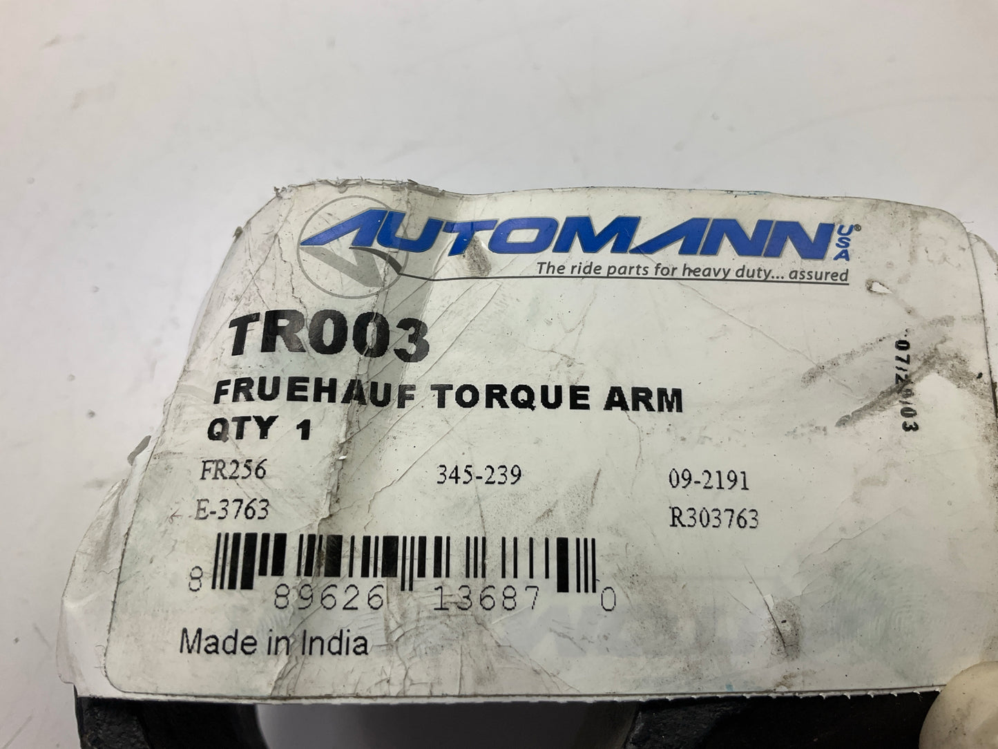 Automann TR003 Torque Rod Arm For Fruehauf E3763, UCF002640004, R303763
