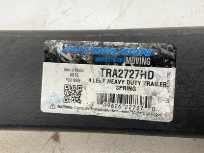 (2) Automann TRA2727HD Heavy Duty Trailer Leaf Spring, 4 Leaf 14000 Lbs Capacity