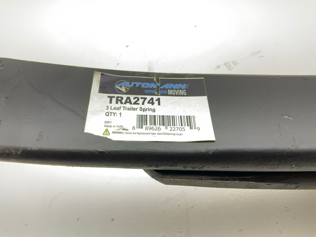 Automann TRA2741 3 Leaf Trailer Spring For Cush BMS, BMF, BRS, BRF, BRL RideMax