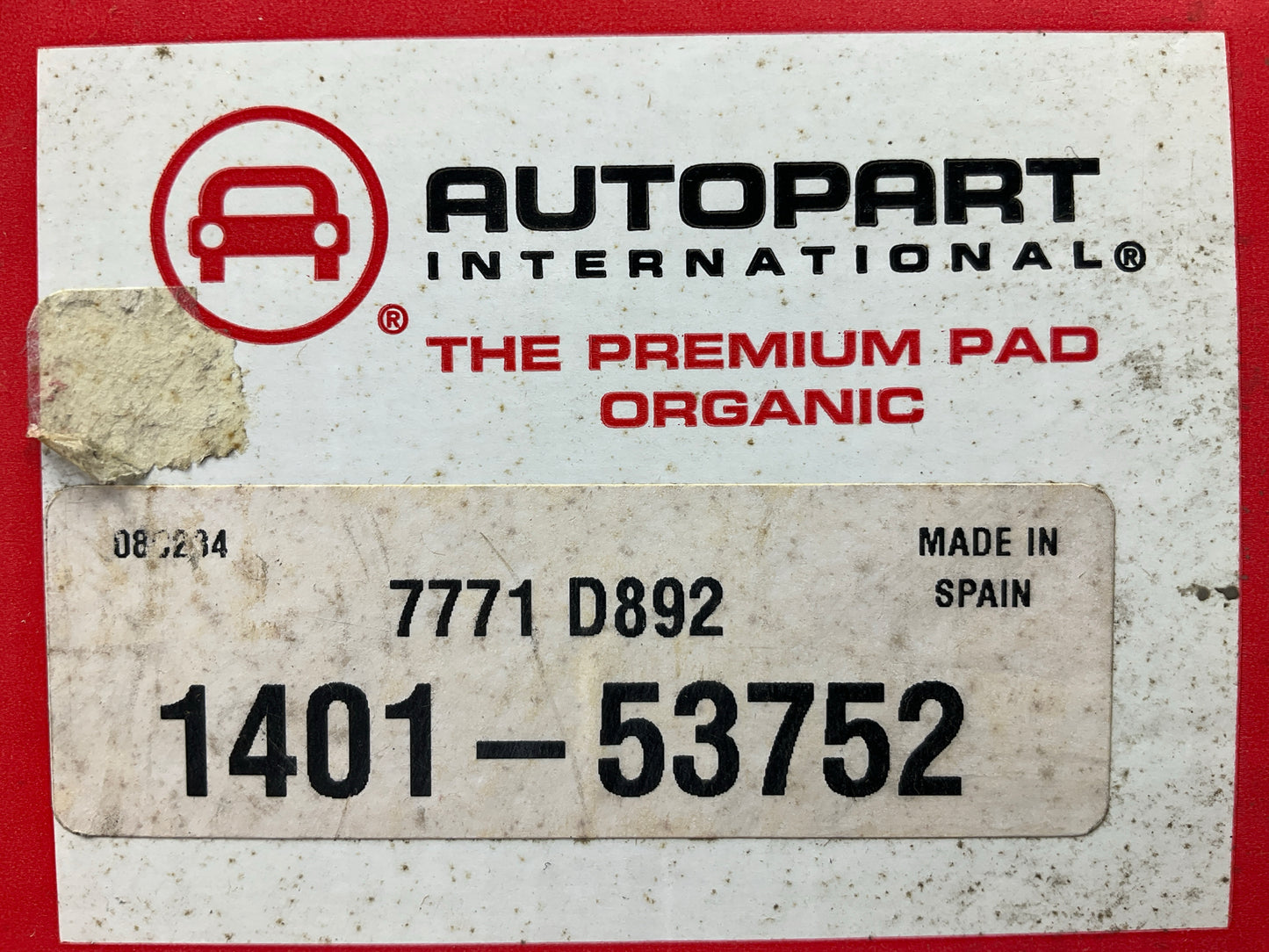 Autopart International 1401-53752 Rear Brake Pads For 2001-2003 Mazda Protege