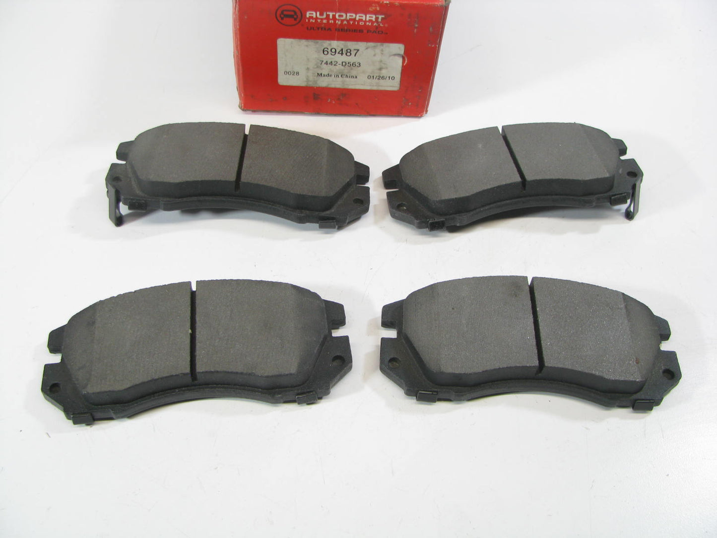 Autopart International 1402-69487 Semi-Metallic Disc Brake Pads - Front