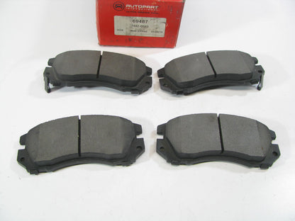 Autopart International 1402-69487 Semi-Metallic Disc Brake Pads - Front