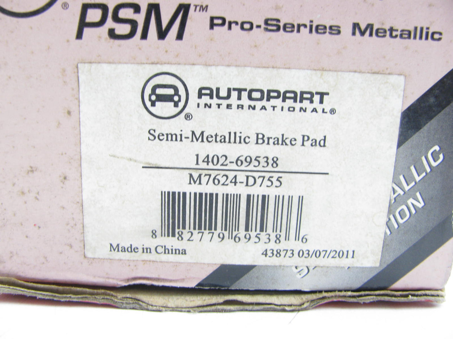 Autopart 1402-69538 Front Disc Brake Pads For 1998-2002 Mazda 626 2003 Protege