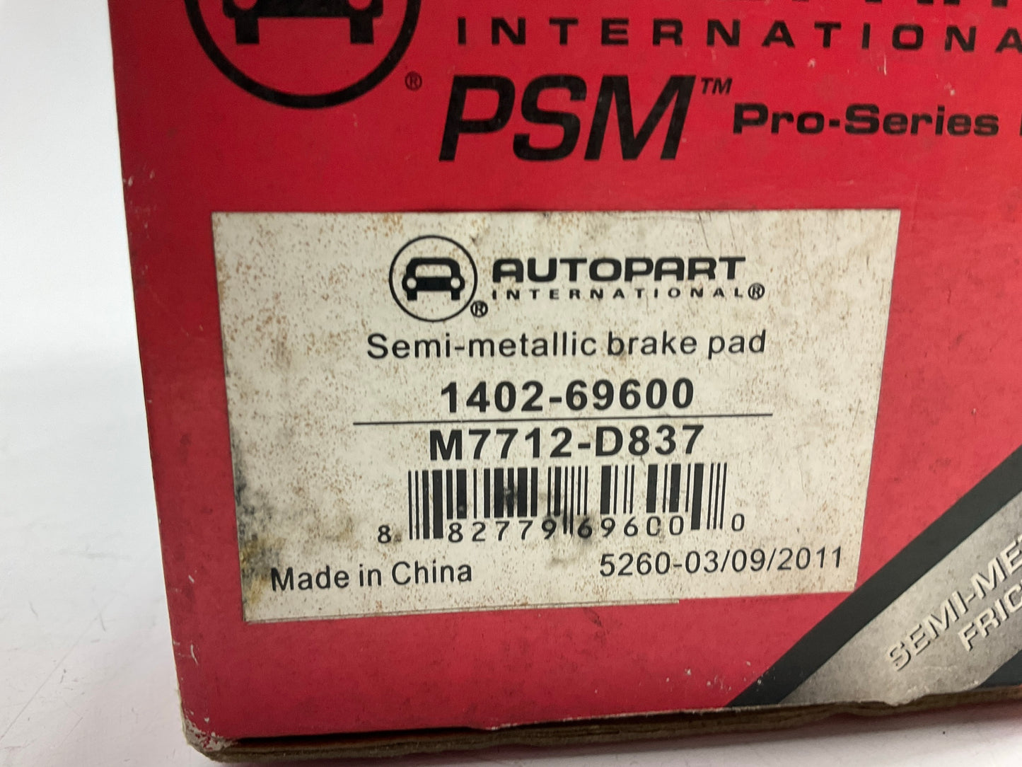 Autopart International 1402-69600 Front Disc Brake Pads