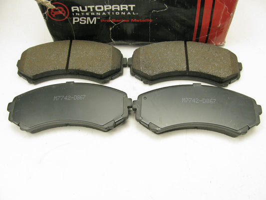 Autopart International 1402-69698 Semi-Metallic Disc Brake Pads - Front