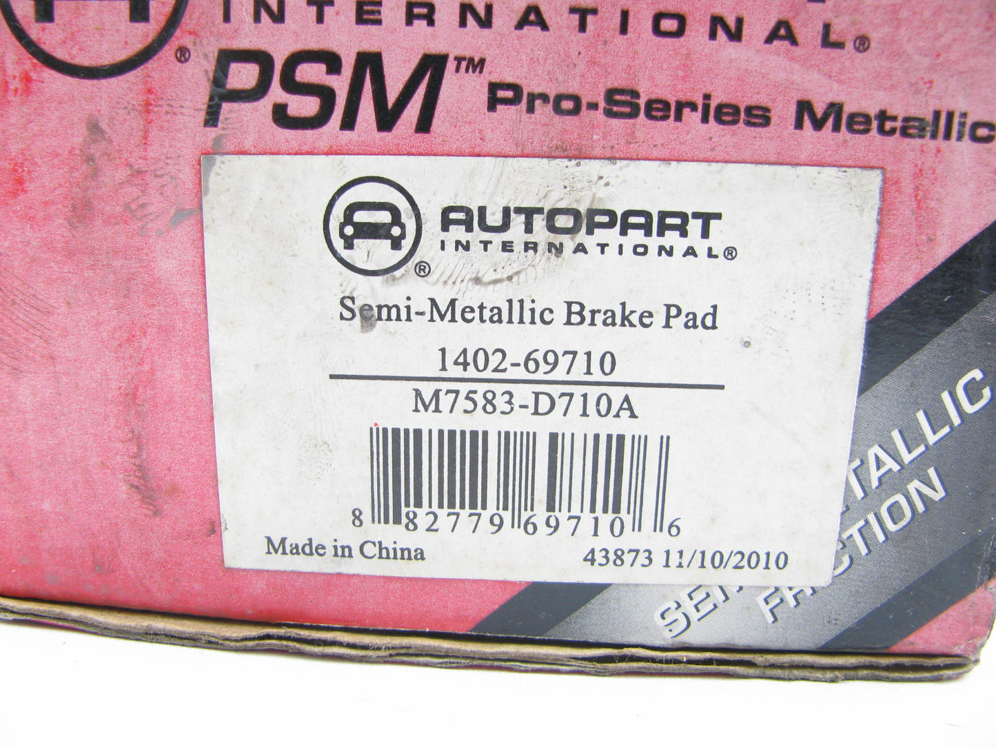 Autopart International 1402-69710 Semi-Metallic Disc Brake Pads - Front