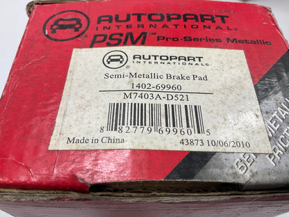 Autopart International 1402-69960 Front Disc Brake Pad Set - Semi-Metallic