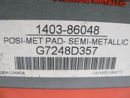 Autopart International 1403-86048 Front Disc Brake Pads - Semi-Metallic