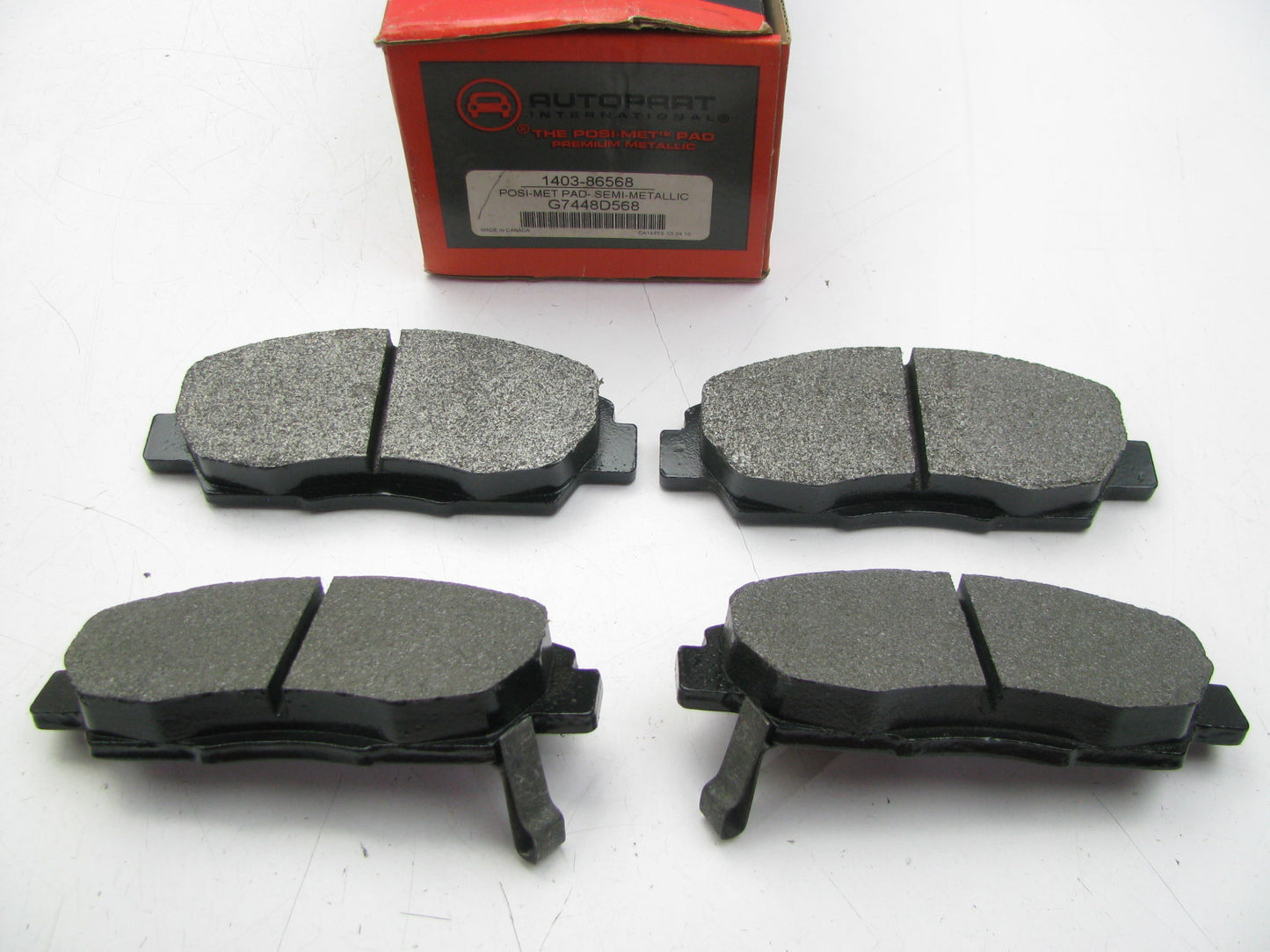 Autopart International 1403-86568 FRONT Disc Brake Pads For 92-96 Honda Prelude