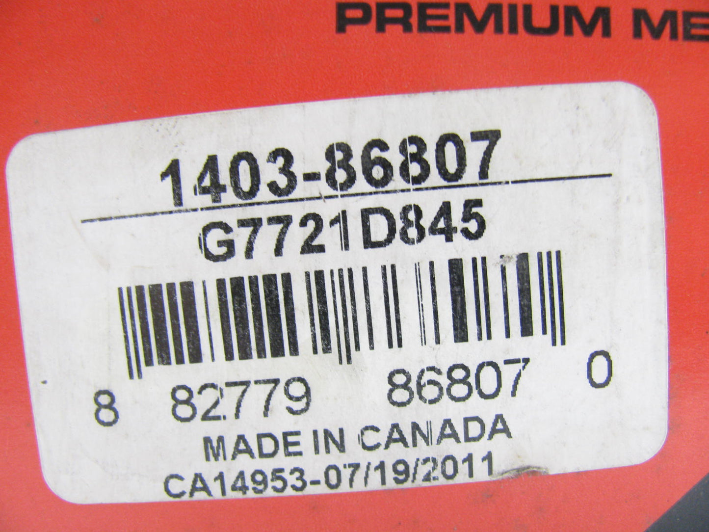 Autopart International 1403-86807 Front Disc Brake Pads