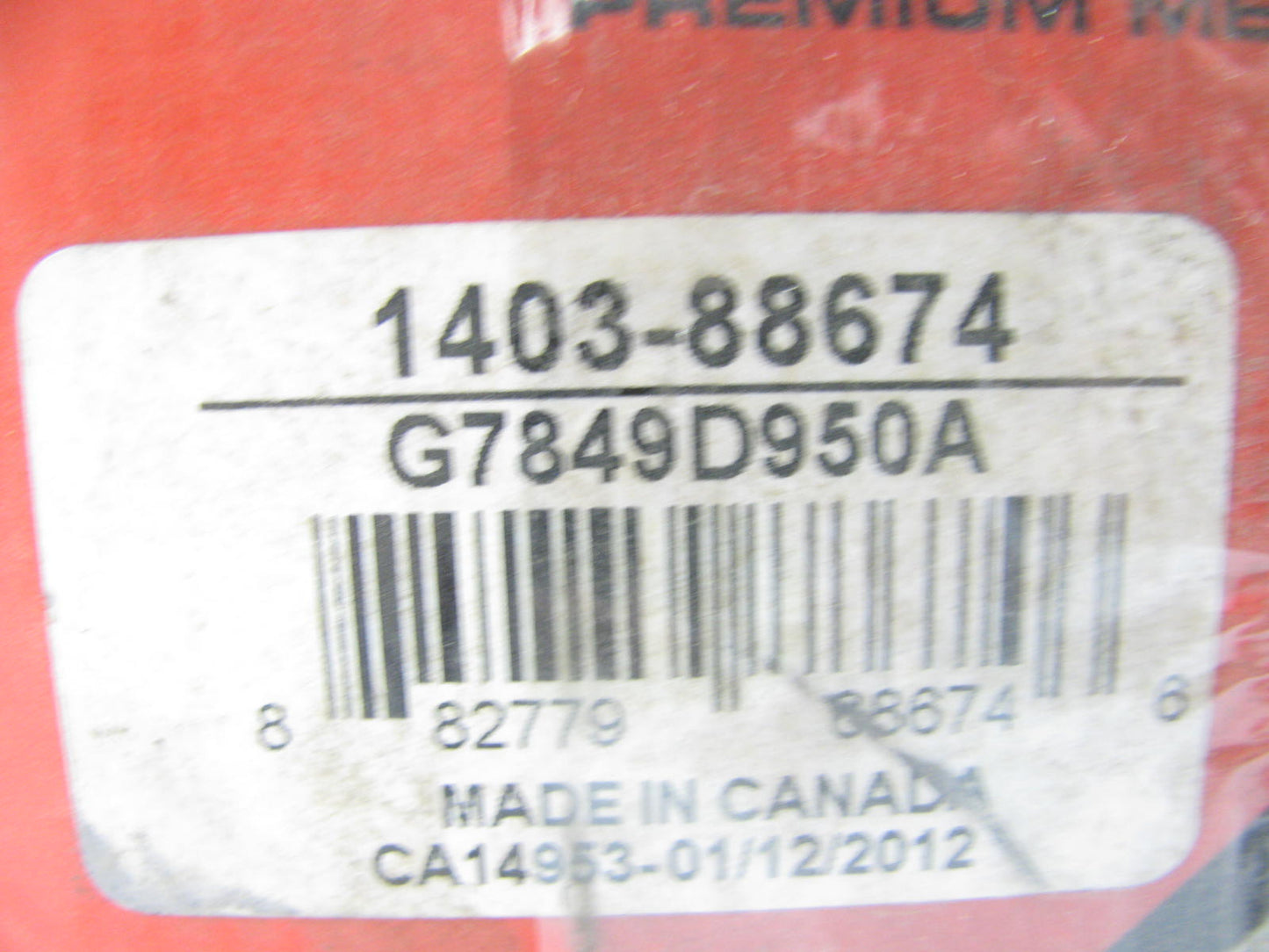 Autopart International 1403-88674 Semi-Metallic Disc Brake Pads - Front