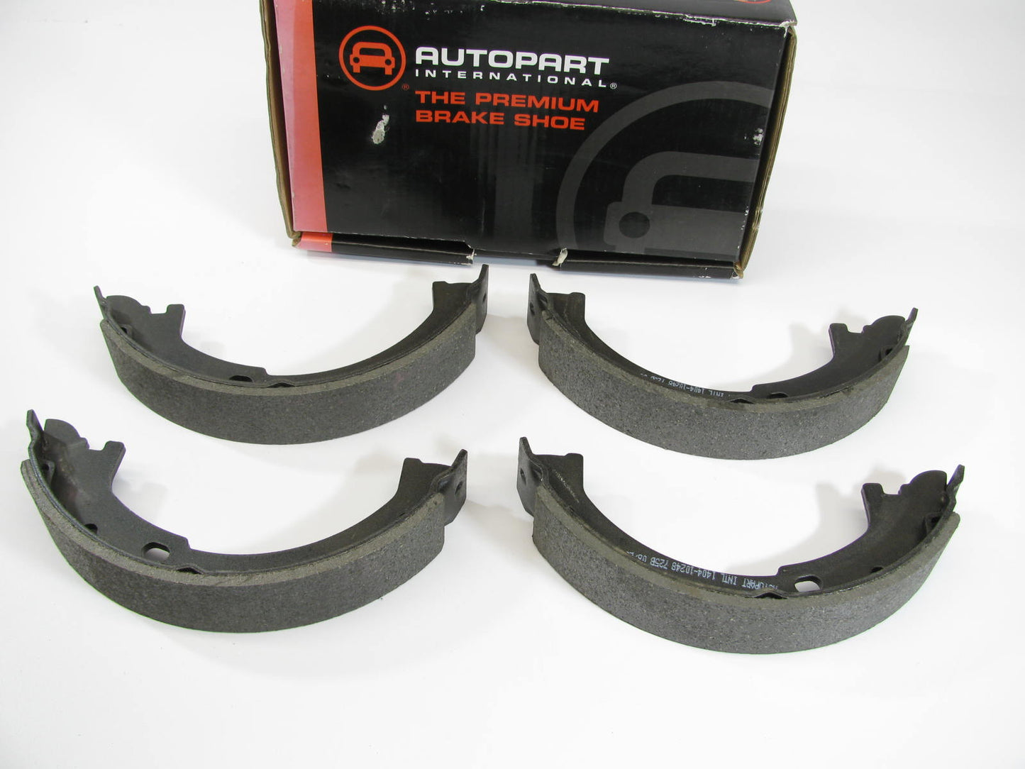 Autopart 1404-10248 Rear Parking Brake Shoe Set - 1992-1995 Ford Crown Victoria