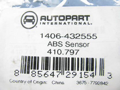 Autopart 1406-432555 ABS Wheel Speed Sensor - Front Right