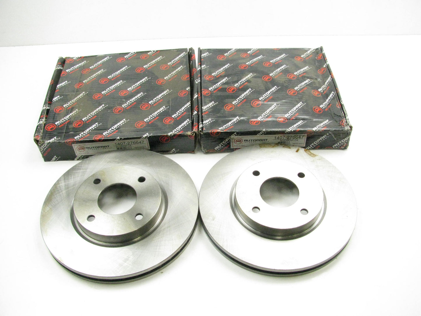 (2) Autopart 1407-276647 Front Disc Brake Rotor For 2013-2014 Nissan Cube