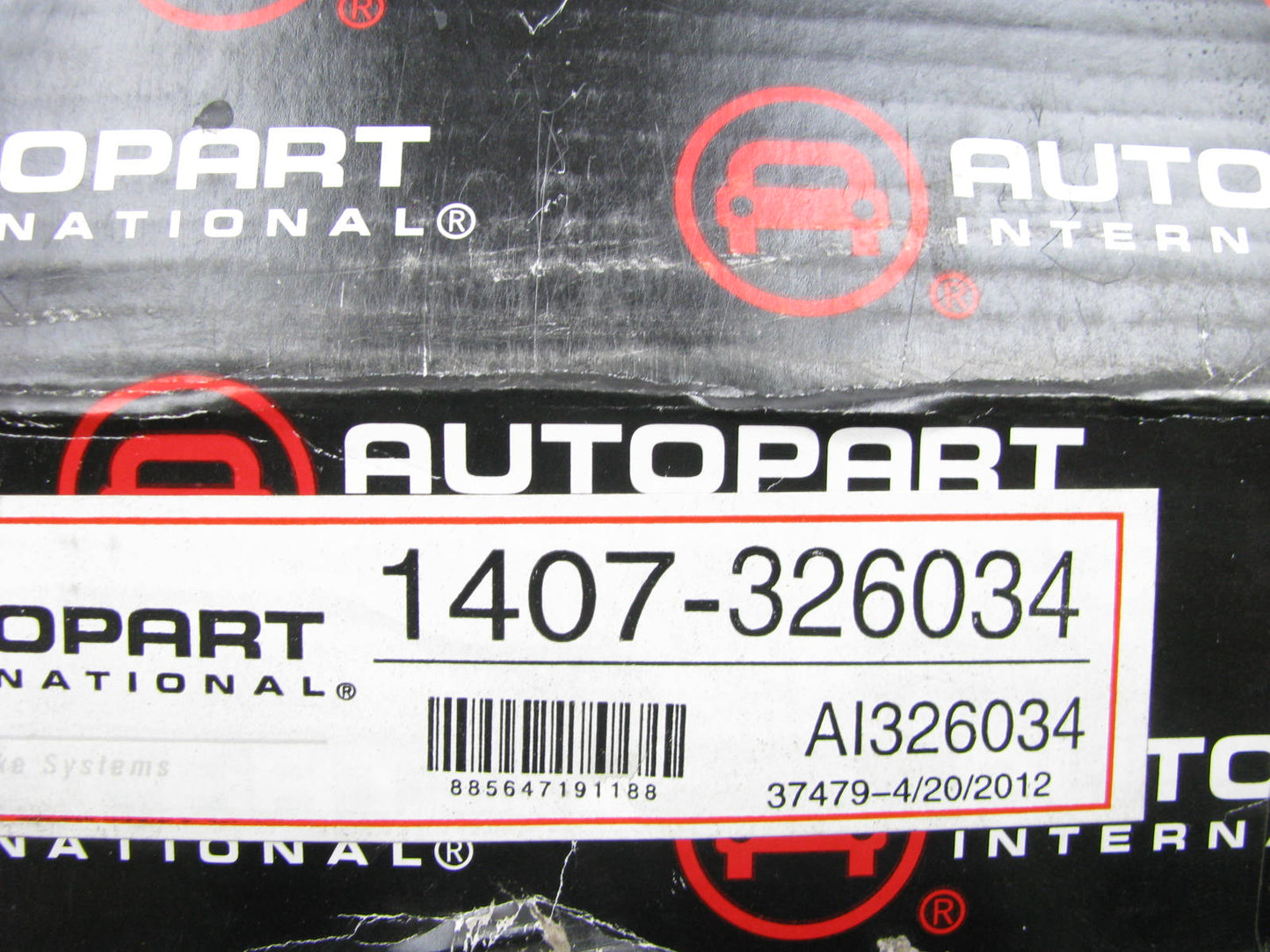 (2) Autopart International 1407-326034 Front Disc Brake Rotor 2010-2011 Saab 9-5