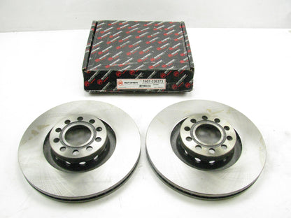 (2) Autopart Intl 1407-326373 Front Disc Brake Rotor 2000-2003 Audi A8 Quattro