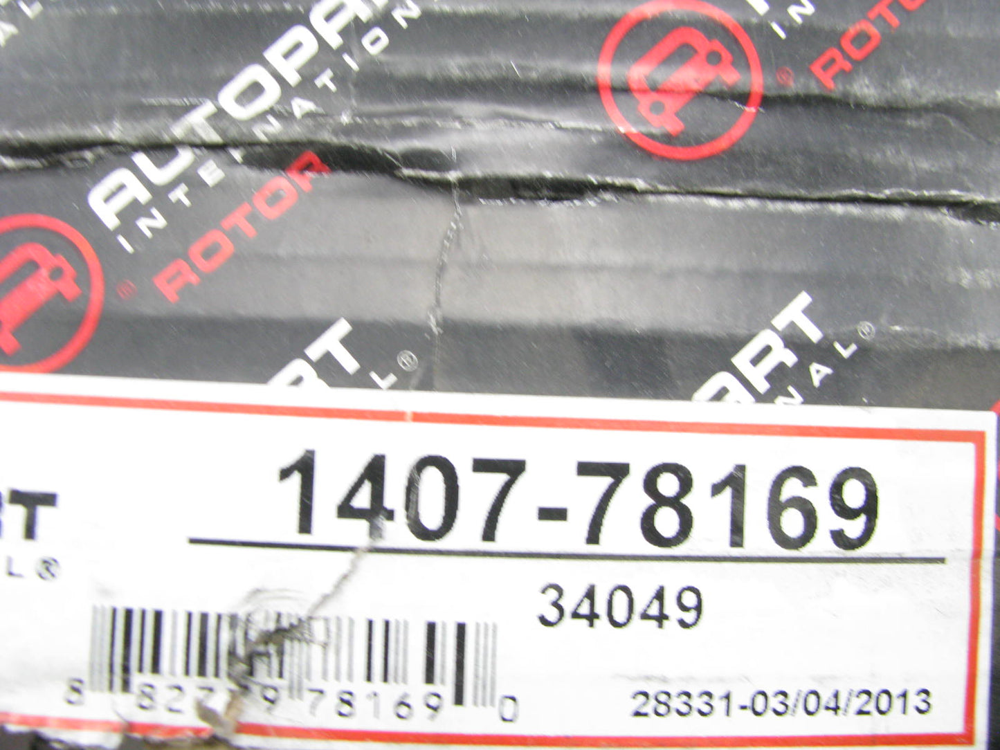 (2) Autopart International 1407-78169 Disc Brake Rotor - Rear