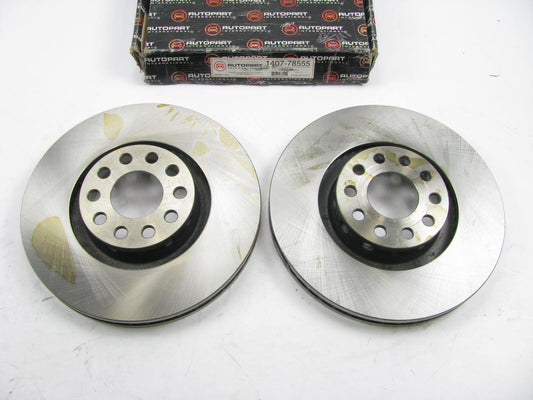 (2) Autopart International 1407-78555 Front Disc Brake Rotor 2002-2004 VW Passat