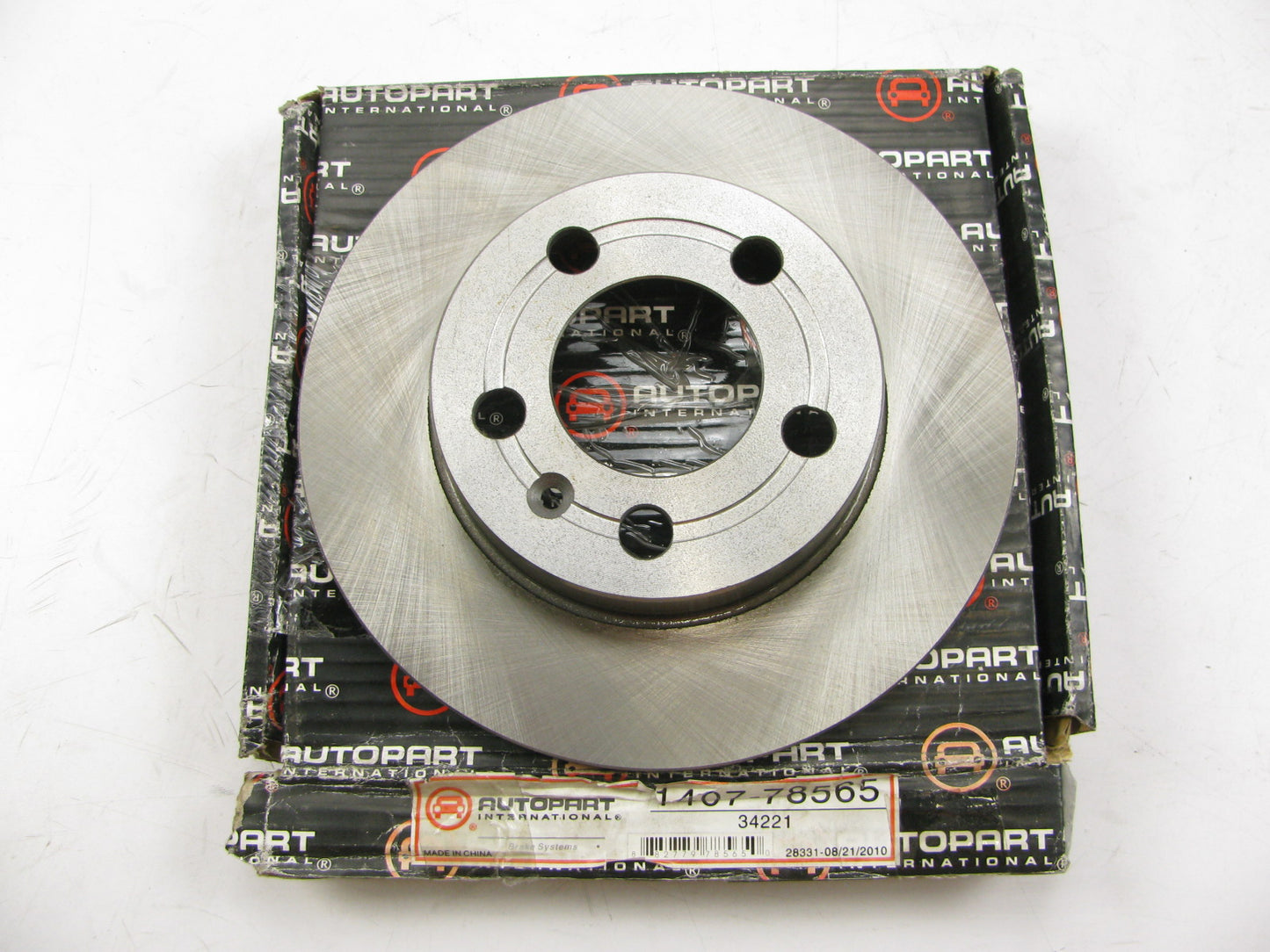Disc Brake Rotor- Rear Autopart Intl 1407-78565 For 00-06 Audi TT Quattro